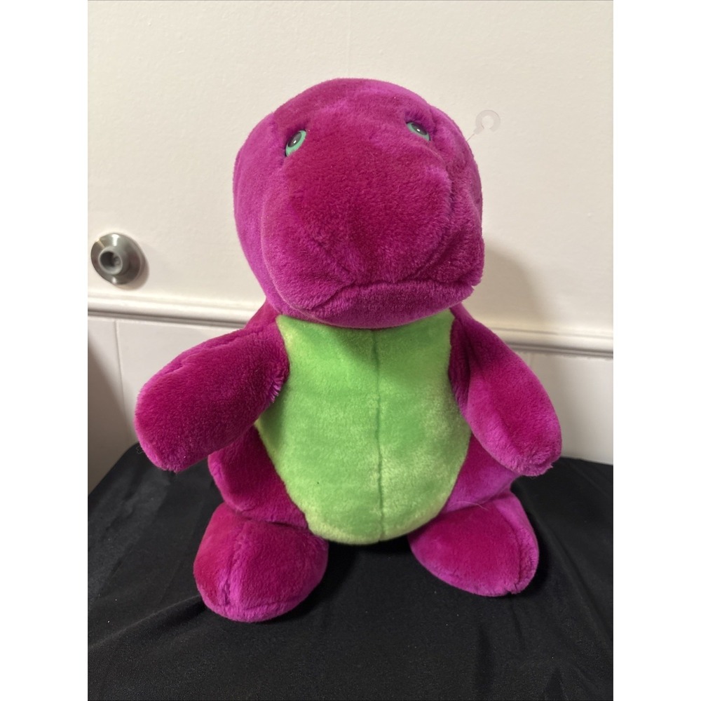 Extremely Rare Barney Backyard Gang Plush Doll Green Eyes